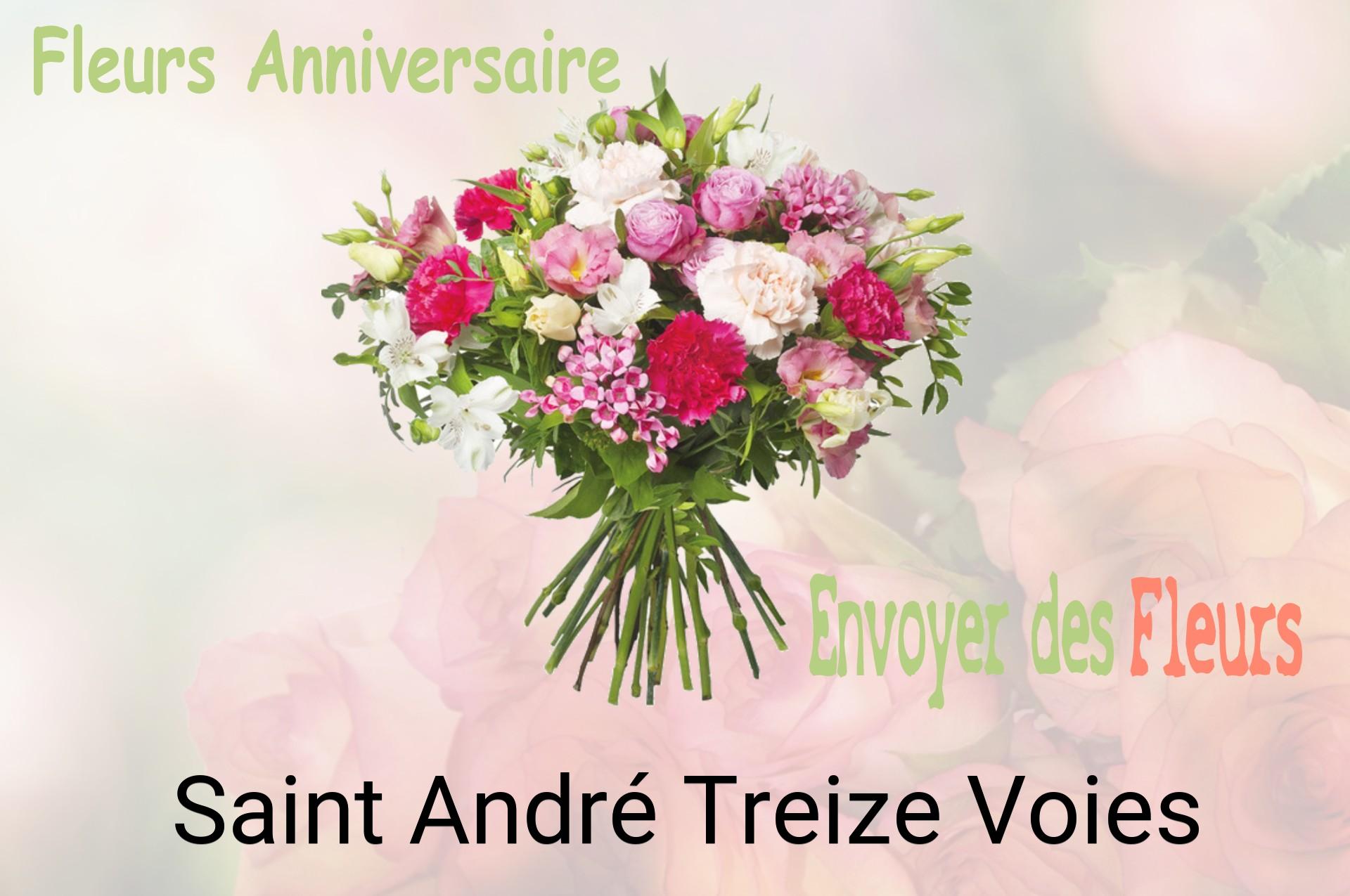 Bouquet de fleurs d’anniversaire livré à Saint-André-Treize-Voies